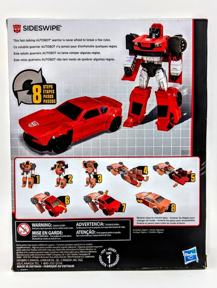 TRANSFORMERS Generations SIDESWIPE Autobot Action Figure HASBRO NIB Sealed NEW - Image 3 of 4
