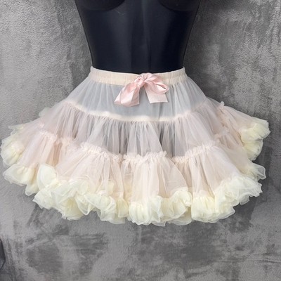 Cheeky Chic Baby California Juniors Handmade Coquette Chiffon Pettiskirt Tutu M