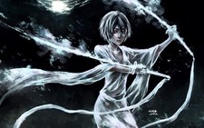 Anime bleach kuchiki rukia nanfe girls women with swords Custom Gaming Mat Desk