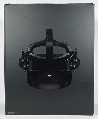HP Reverb G2 V2 Virtual Reality Headset, Controllers, and Cables, - Black