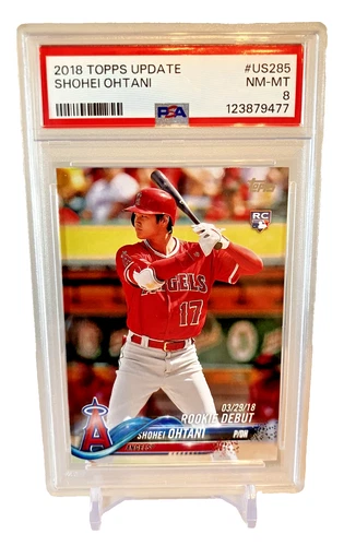 2018 Topps Update Series - Rookie Debut Shohei Ohtani #US285 (RC) PSA 8