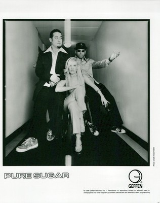 PURE SUGAR Band Group Press Photo Silver Gelatin Print 1998 Geffen Records Music