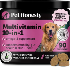 Multivitamin Dog Supplement, Glucosamine Chondroitin for Dogs, Probiotics, Omega