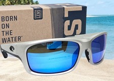 COSTA DEL MAR metallic silver/blue mirror JOSE PRO polarized 580G sunglasses NEW