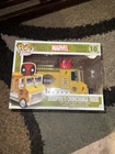 Funko POP! Marvel Deadpool's Chimichanga Truck #10 Vinyl Figure Rides Yellow NEW
