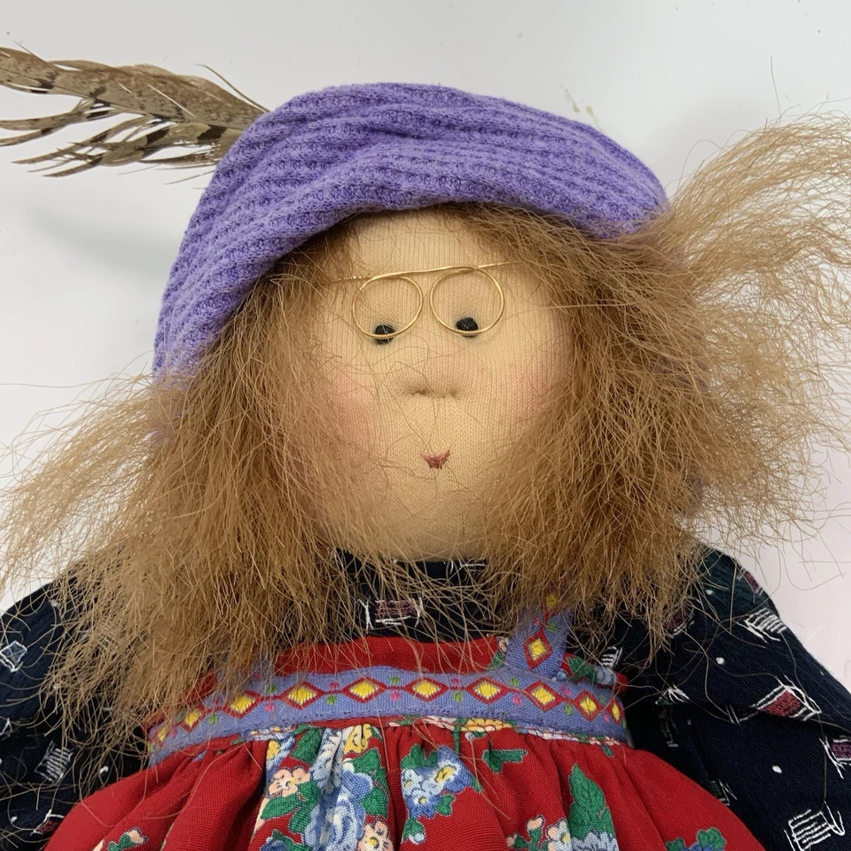 "Muñeca Gretchen Wilson Little Soul 1998 Roxie Brown StraigHair hecha a mano 24"" vintage" Foto 2 de 4