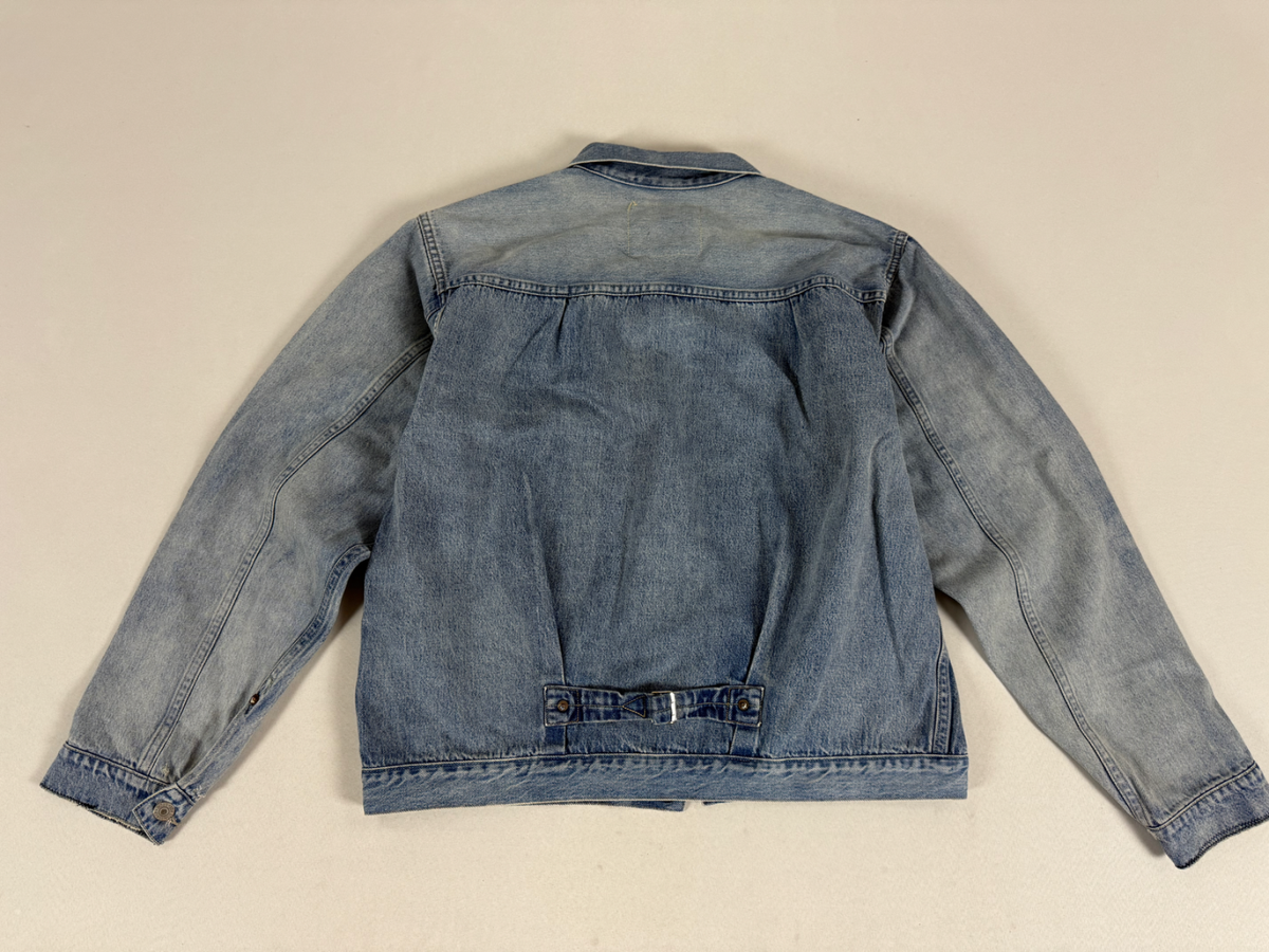LEVIS VINTAGE CLOTHING LVC 1936 TYPE I JACKET ALL DRAINED L 42 NWT
