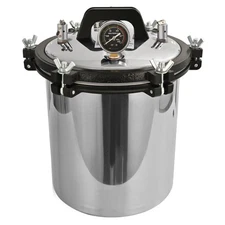 18L Stainless Steel High Pressure Steam Autoclave Sterilizer Equipment 2 Heating