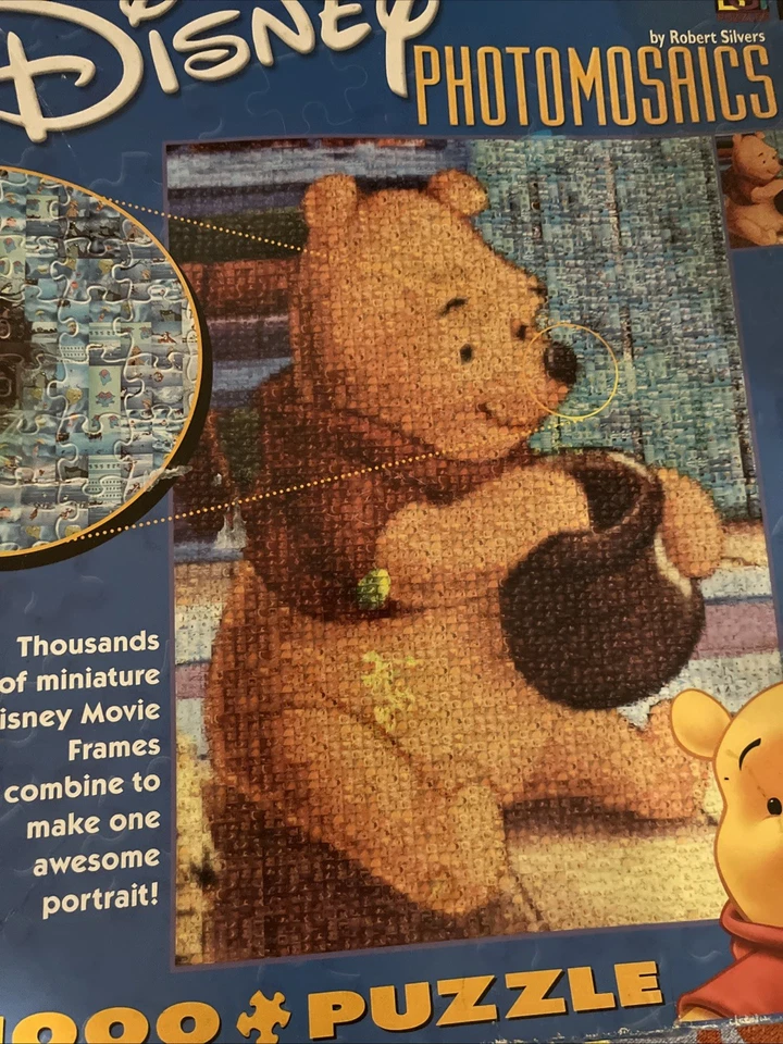 Rompecabezas Disney Photomosaics Winnie the Pooh (completo) y Tigger 1000 piezas Foto 2 de 4