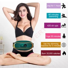 Body Fat Burning Machine Slimming Losing Weight Belly Belt Cellulite New