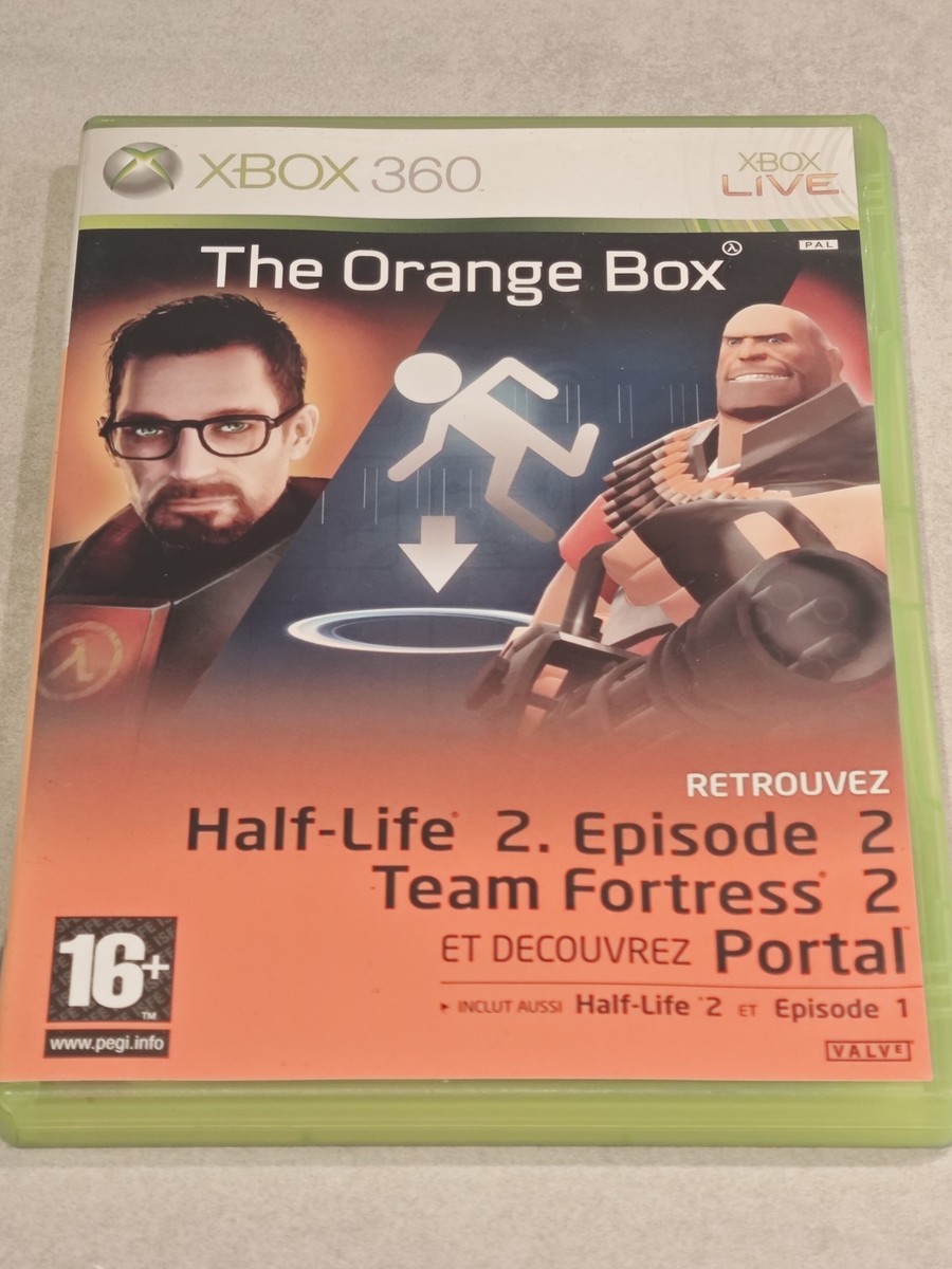 Half Life Team Fortress Portal Orange Box Xbox 360 (ONE S x