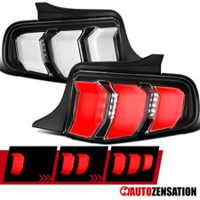 Fit 2010 2011 2012 Ford Mustang Blacksmoke Sequential Led Signal Tail Lights