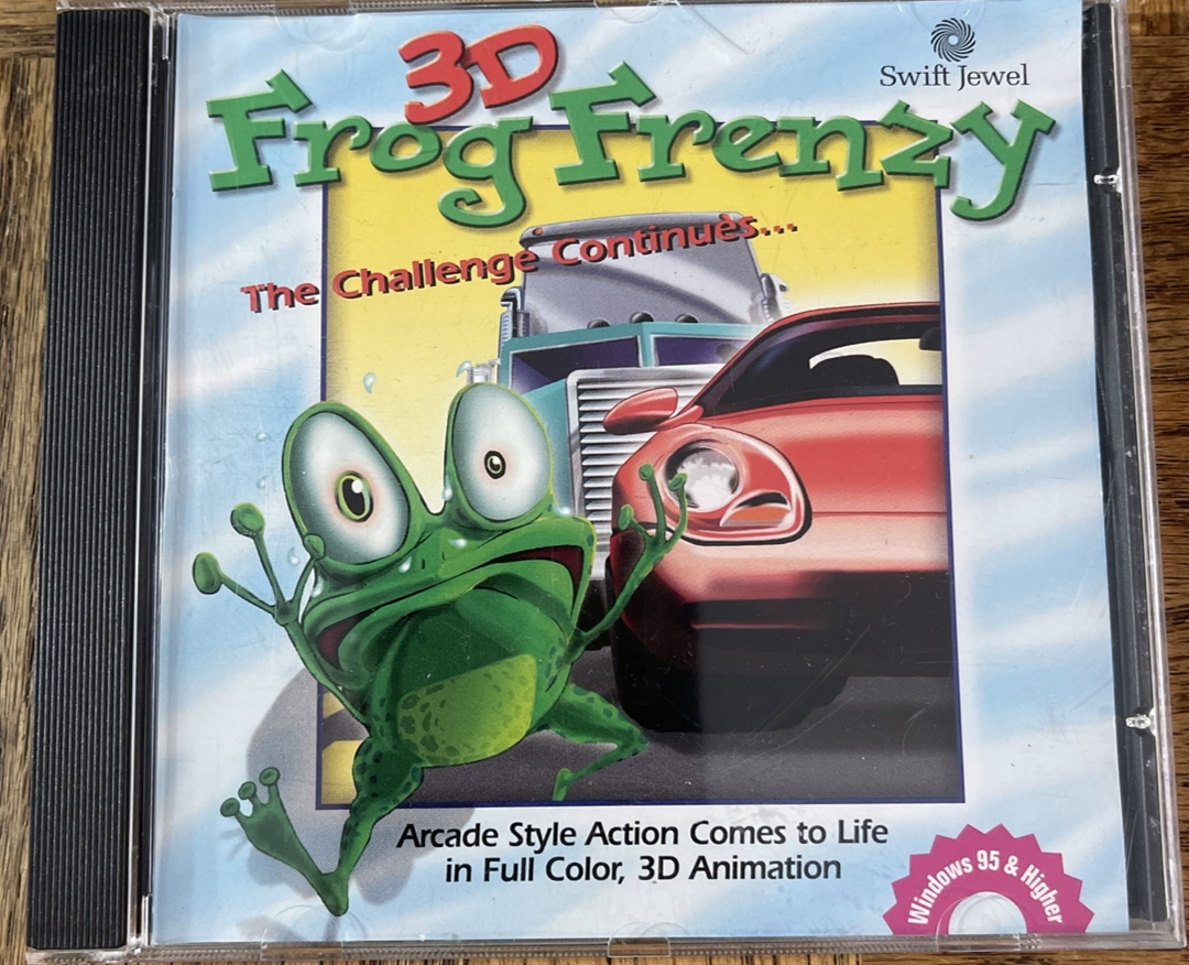 ゲーム1 ロウフィリー US13 3D Frog Frenzy PC CD Rom Game 22787607173| eBay