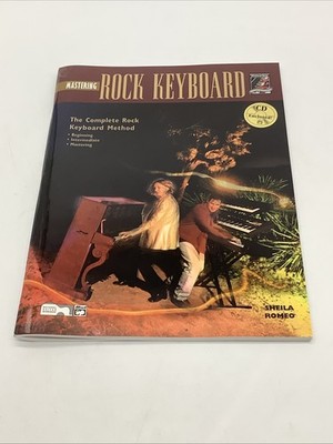 ALFRED Mastering Rock Keyboard MUSIC BOOK The Complete Rock Keyboard Method NEW