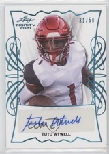 2021 Leaf Trinity Portraits Platinum Spectrum 31/50 Tutu Atwell Auto o7m