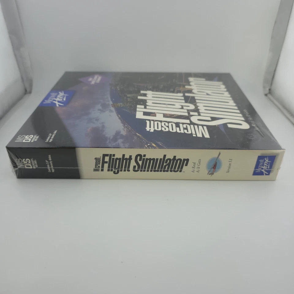 Microsoft Flight Simulator 5.1, 1995, Big Box, New & Sealed - Image 4 of 4