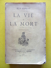 Jean Rameau La Vie et la Mort Nouvelle Librairie Parisienne 1886 poésie