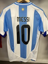 Messi Argentina Jersey Home Football Soccer Shirt 2024 Adidas Men Size Small