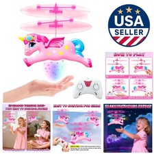 Flying Toys, Remote Control Helicopter for Kids Age 6-8, Easy to Fly Unicorn