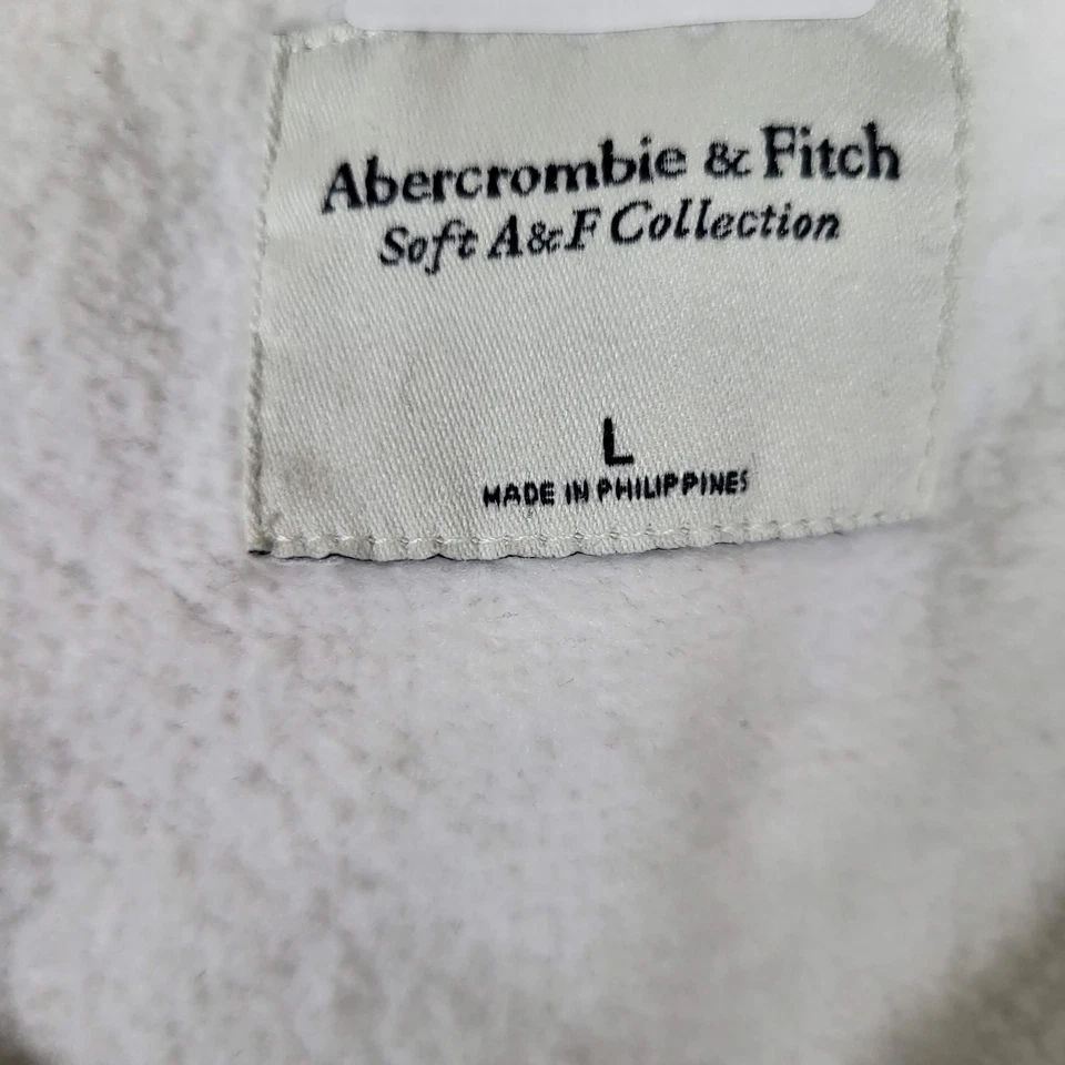 Sudadera para mujer Abercrombie & Fitch L azul con logotipo en bloques de colores suave A&F Foto 3 de 4