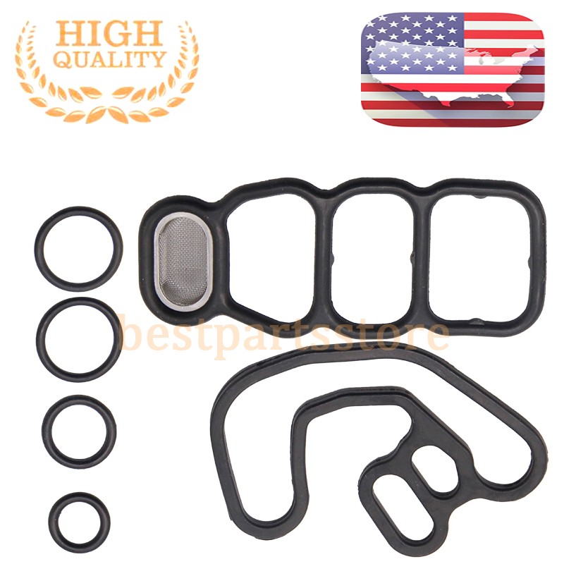 VTEC Solenoid Gasket Spool Valve Filter seal For Honda Accord Odyssey 2005 06 07