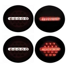 IPCW Midnight Onyx 05-13 for Chevy Corvette C6 LED Tail Lamps LEDT-336CX 4 Pcs