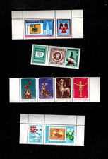 Hungary sc#2421,2431,2496a,2532 (1976-8) MNH
