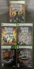Lot of 5 Xbox 360 Guitar Hero III, World Tour + Aerosmith + W.O.R + Smash Hits