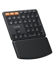 Wireless Number Pad, EK04 N Ergonomic Numeric Keypad with Wrist Rest, Bluetoo...