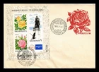 Hungary First Day Cover Ameripex 86 Souvenir Sheet