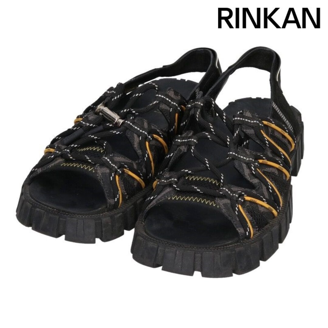 Fendi 7X1427 Fabric Force Sandals Men's 8 Used 65ee15453de46ea01fe06a545159d0b5