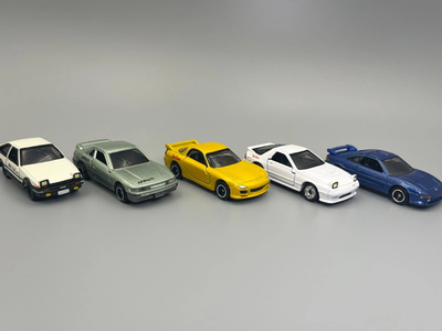 Takara Tomy Dream Tomica Initial D Special Set 5 Cars AE86 RX-7