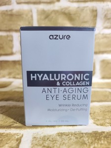 azure hyaluronic and collagen eye serum