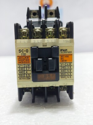 FUJI SC-0 (13) Magnetic Contactor 20A (380/440V) (Free Ship By Fedex/Dhl)