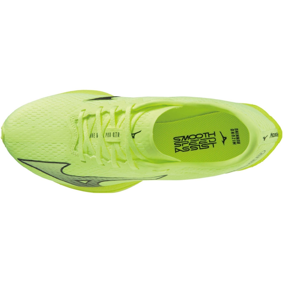 Mizuno Running Shoes WAVE DUEL PRO QTR Lime x Black x White