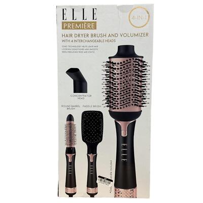 ELLE Premiere 4 in 1 Blower Brush Set With 3 Heat Settings