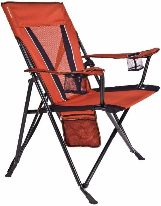Luxury XXL Dual Lock Folding Chair - Supports 400lbs, Perfect for Camping