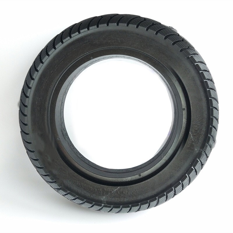 Black 10 Inch Electric Scooter Tire for Rear Wheel Airless and Long Lifespan eBay