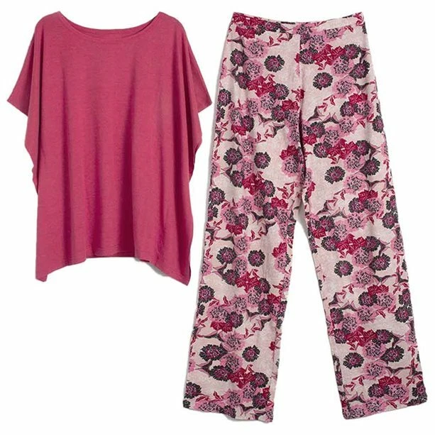 Pyjama femme Avon Clara rose oriental imprime fleur cerf leopard pjs Divers