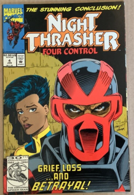 Good 1993 Night Thrasher Four Control Comic Book Vol 1 No 4