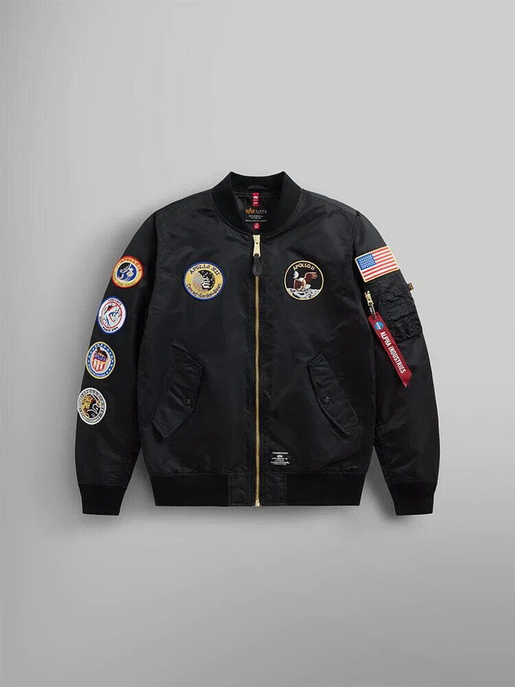 美品Lサイズ　ALPHA INDUSTRIES　APOLLO　NASA　MA-1 Alpha Industries Apollo MA-1 Bomber Jacket - Frank's Sports Shop