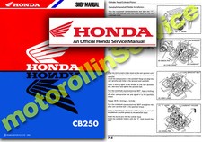 Honda CB250 Service Manual CB TWO FIFTY Workshop 1995 1996 1997 Nighthawk - USB