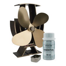 SF-SF SuperFast Semi-Heated Stove Fan with Aroma Pod & Essential Oil