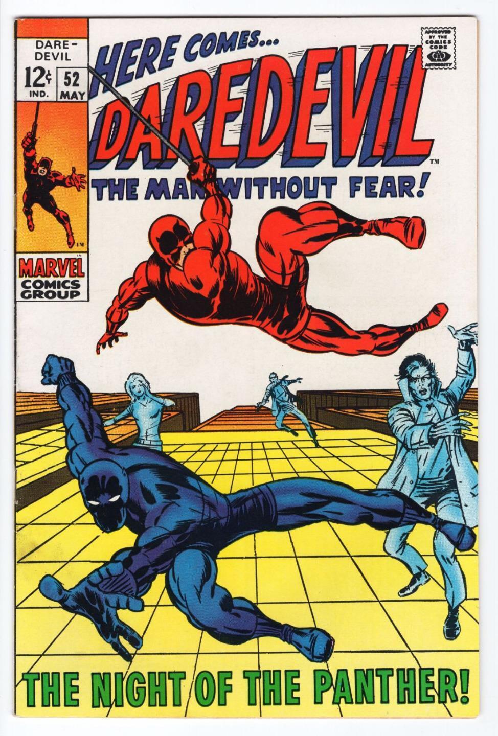 Daredevil #52 (1964) Barry Windsor-Smith Black Panther 1969 raw unrestored