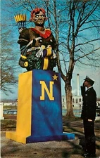 Tecumseh United States Naval Academy Annapolis Maryland MD war paint Postcard
