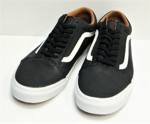 vans old skool black leather mens