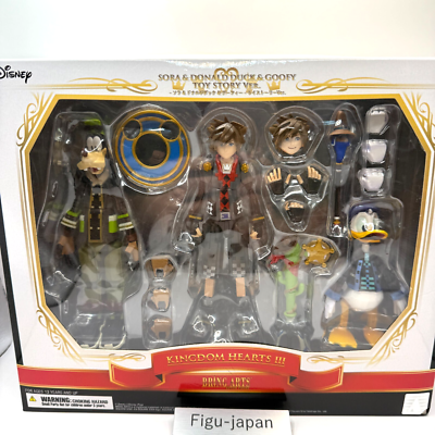 Kingdom Hearts 3 Sora &Donald Duck& Goofy Toy Story Ver. Figure
