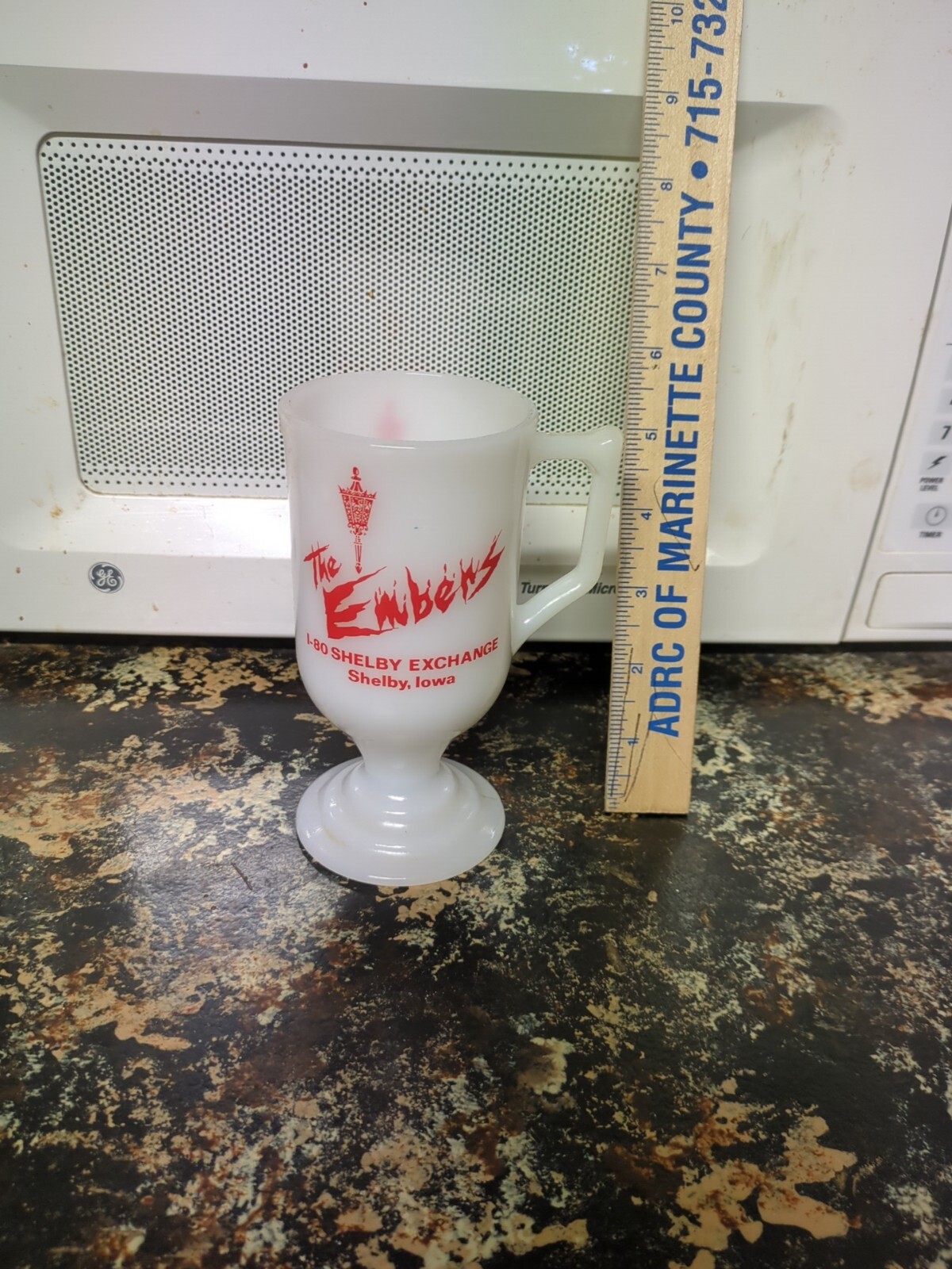 vintage cowboy coffee cup the embers