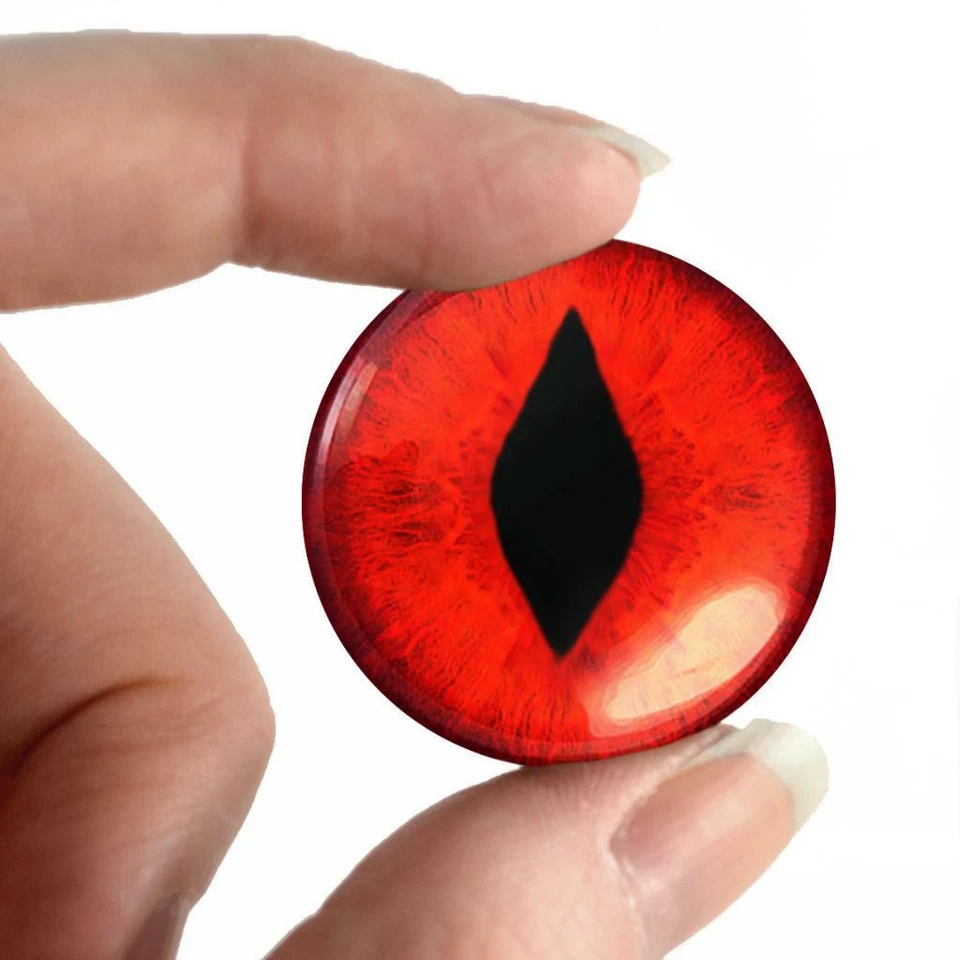 Glass Monster Eyes Taxidermy Craft Eyeballs 30mm Foto 2 de 4