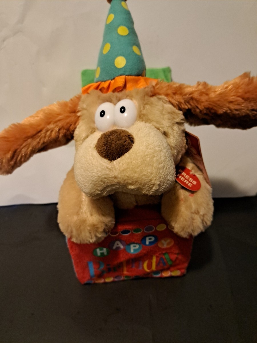 Cuddle Barn Flappy Birthday Puppy Dog Singing Birthday By Beatles